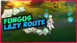 Fungus Lazy Route | Fungal Spores & Fungal Nucleus Daily Farm Route | Genshin Impact