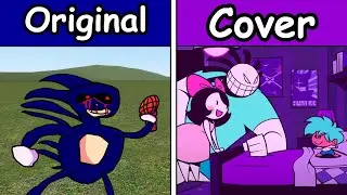 Too Fest Original Vs Cover (Sonic.Exe) - FNF