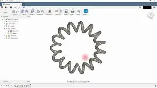 How to make a circular spiral (coil) with FUSION 360 in 2min