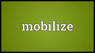 Mobilize Meaning