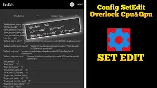 TUTORIAL OVERLOCK CPU & GPU SETEDIT !!!