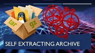 Creating an executable self extracting archive file in Linux