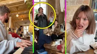 A famous OPERA SINGER joins me in a CAFÉ 🤯🤯