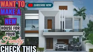 1st Designer House of 2025 | 10 Marla 40X60 House Design | Elevation, Plans & Construction Cost 2025