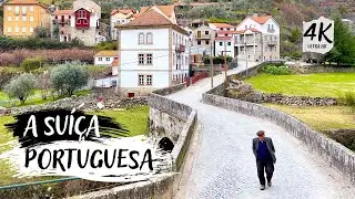 Serra da Estrela on Route | Village of Loriga | Portugal (Walking Tour 4K)