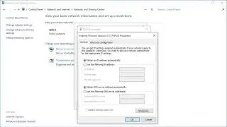 Change DNS Server through control panel