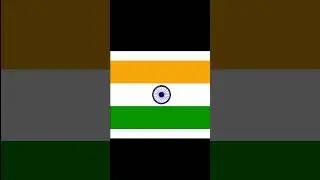 Drawing India Flag using Python.