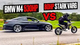 80HP Electric Bike VS 530HP BMW M4