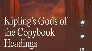 Kipling’s Gods of the Copybook Headings as an AI Generated song #shorts