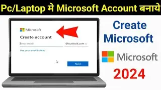 Laptop Me Microsoft Account Kaise Banaye | Microsoft Account Kaise Banaye