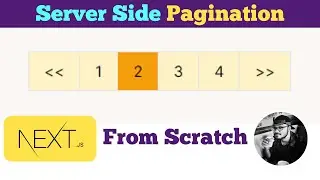 Server Side pagination in Next.Js | Complete NextJs 13 for Beginners