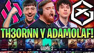 TH3ANTONIO SACA SU MAIN vs ADAM SU OLAF! - BDS vs GIANTX GAME 2 PLAYOFFS LEC VERANO 2024 ESPAÑOL