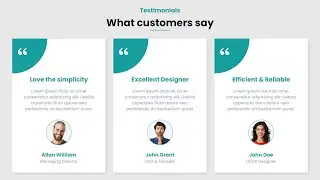 Animated Testimonials Section Using only HTML   CSS