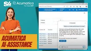 Acumatica AI-Assistance: The Future of Business Automation | Live Demo at Acumatica Summit 2025