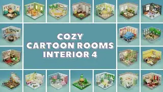 Cozy Cartoon Rooms Interior 4