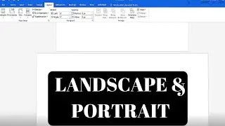 Microsoft Word Change Orientation of One Page in a Document (One Page to Landscape)