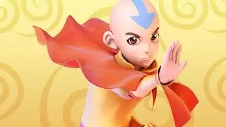 Nickelodean : All Star Brawl - Aang Gameplay (PS4) - Part 4