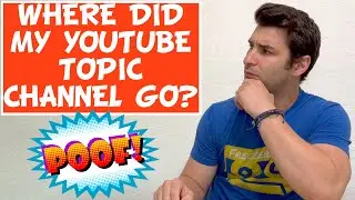 What happens to your YouTube Topic Channel when you get an OAC?