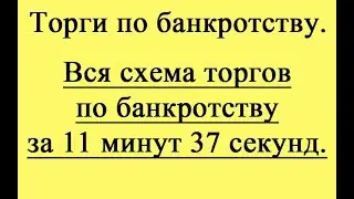 Вся схема торгов по банкротству за 11 минут 37 секунд.