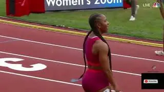 SHELLY-ANN FRASER PRYCE WINS 200M FINAL(22.41) | WANDA DIAMOND LEAGUE | PREFONTAINE CLASSIC 2022