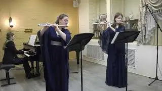 Я. Кларк. Майя для двух флейт и фортепиано. Исполняют - Исаева Елена, Махринова Евангелина.