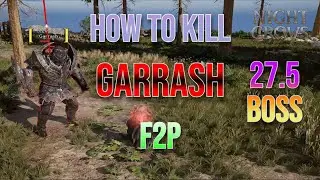 How to kill Garrash boss 27.5 main quest - Staff F2P - Full fight - Night Crows #ad #sss