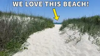 Our Favorite Beach Spot on Emerald Isle - Visiting My Family in NC!