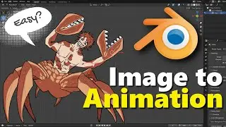 Blender PNG Animation Tutorial | Bring Static Images to Life!