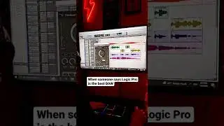 When someone says Logic Pro is the best DAW 🤪