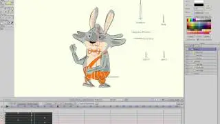 Animating: Freeze pose and Key Frames in Anime Studio