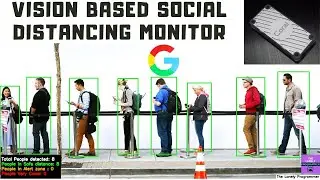 Social Distancing Monitor at Edge using Deep Learning Computer Vision Tutorial