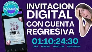 PASO A PASO: ¿Cómo poner un CUENTA ATRÁS en un sitio web de CANVA?