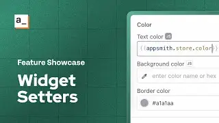 How To Programmatically Update Widget State: feat. Widget Property Setters