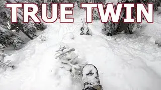 How To Ride a Twin Snowboard in Powder