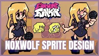 Friday Night Funkin Noxwolf Sprite Design!