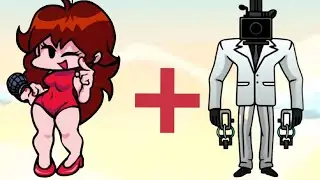 FNF Girlfriend + Cameraman= ? |FNF animations |Skibidi Toilet Animation