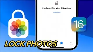 How To Lock iPhone Photos With FaceID or PassCode with iOS 17