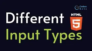 17. Adding Different Input Types |  HTML Tutorial for Beginners