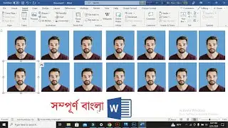 How to make passport photo in Ms Word