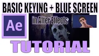 TUTORIAL | Basic Blue/Greenscreen using Keylight in After Effects