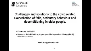 Falls Lecture Series - Professor Keith Hill - February 2023