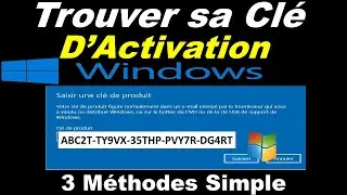 COMMENT TROUVER SA CLÉ D'ACTIVATION WINDOWS 10