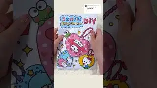 Sanrio DIY Keychain Blind Bag💗 #asmr #blindbag #paperdiy #unboxing #sanrio #cutediy #craft