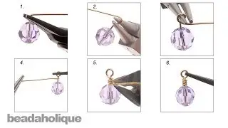 How to Make a Wrapped Wire Loop for Jewelry Making