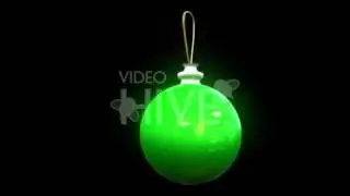 Christmas Ball Ornament Loops Set with Transparency