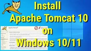 How to Install Apache Tomcat 10 Web Server On Windows 10/11