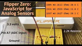 Flipper-Zero: Introduction to JavaScript for Analog Sensors!  #flippperzero #javascript #analog