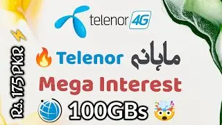 Telenor Monthly 100GB Data Rs. 175 PKR 🔥 | Telenor Mega Monthly Offer | What Information