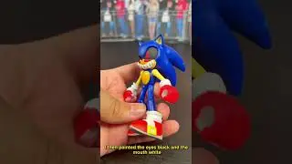 How to make a Sonic.exe figure #Shorts #Sonic #Sonicexe