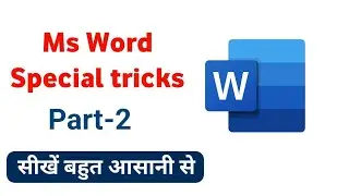 MS Word Special Tips And Tricks  part 2 | ms word tips and tricks | microsoft word tricks